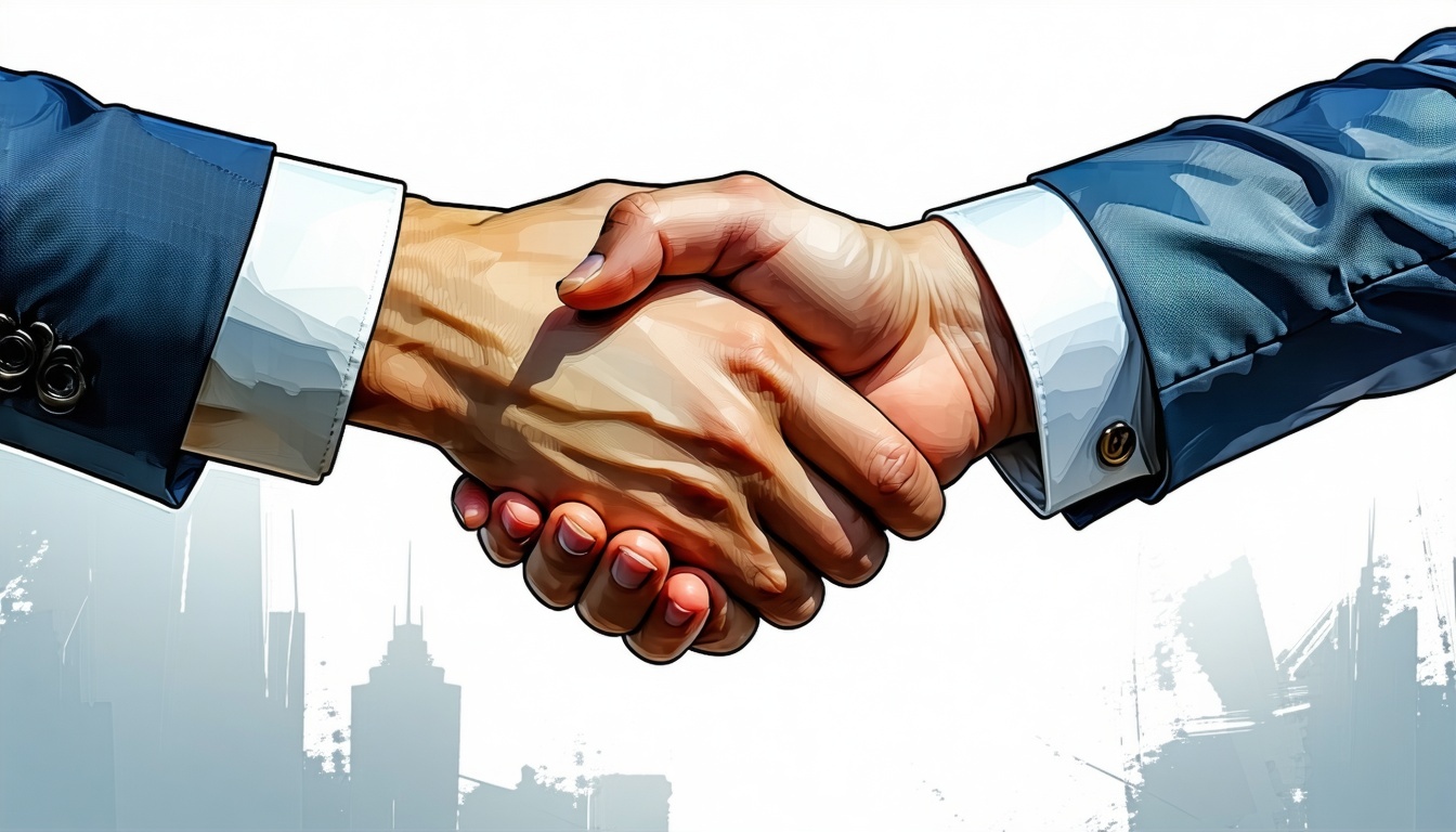 Partenaire du BIMI se serrant la main-3