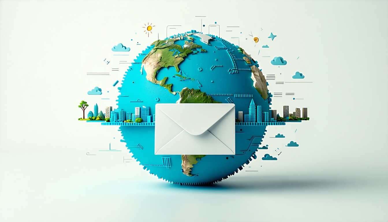 email zoomant sur le monde entier-1